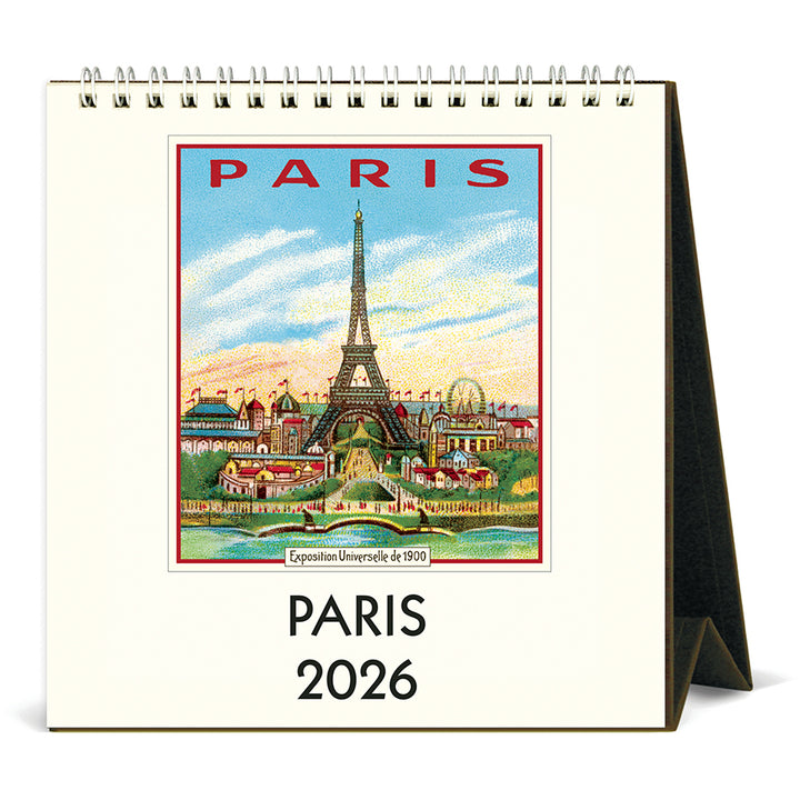 Cavallini & Co - 2026 Desk Calendar - Paris