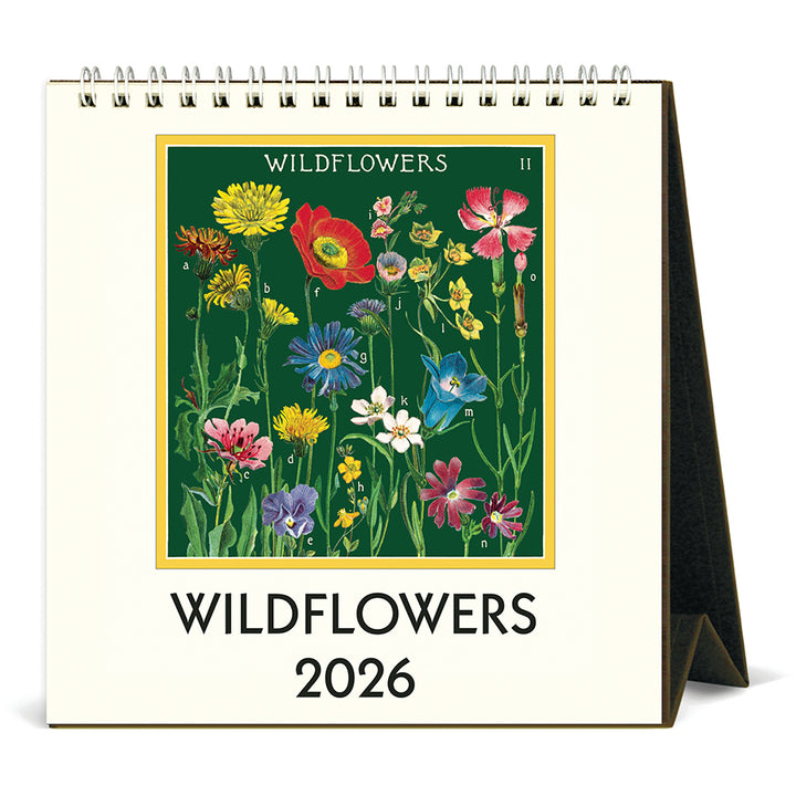 Cavallini & Co - 2026 Desk Calendar - Wildflowers