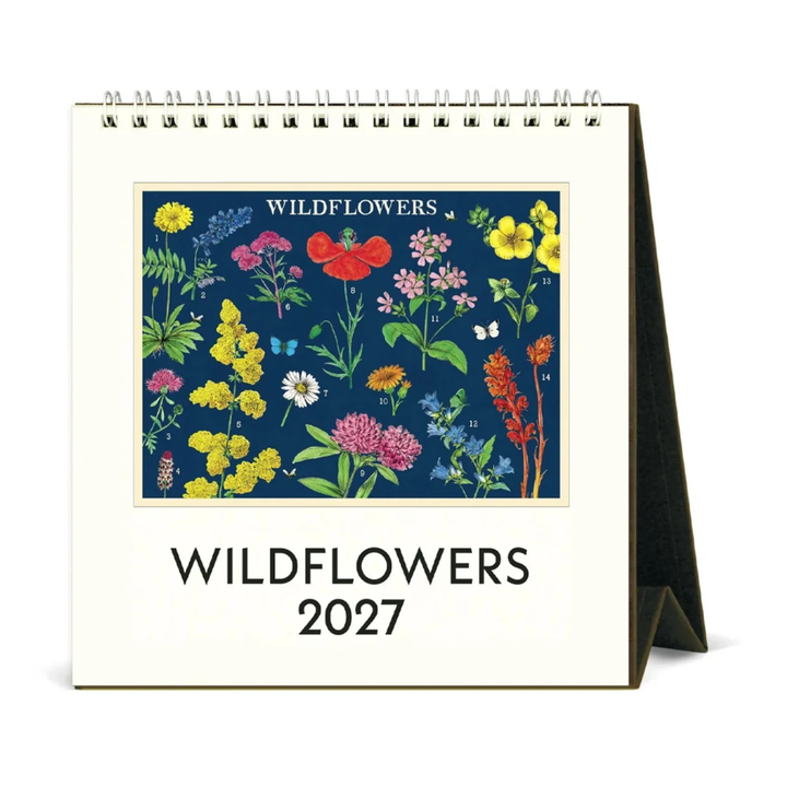 Cavallini & Co - 2027 Desk Calendar - Wildflowers