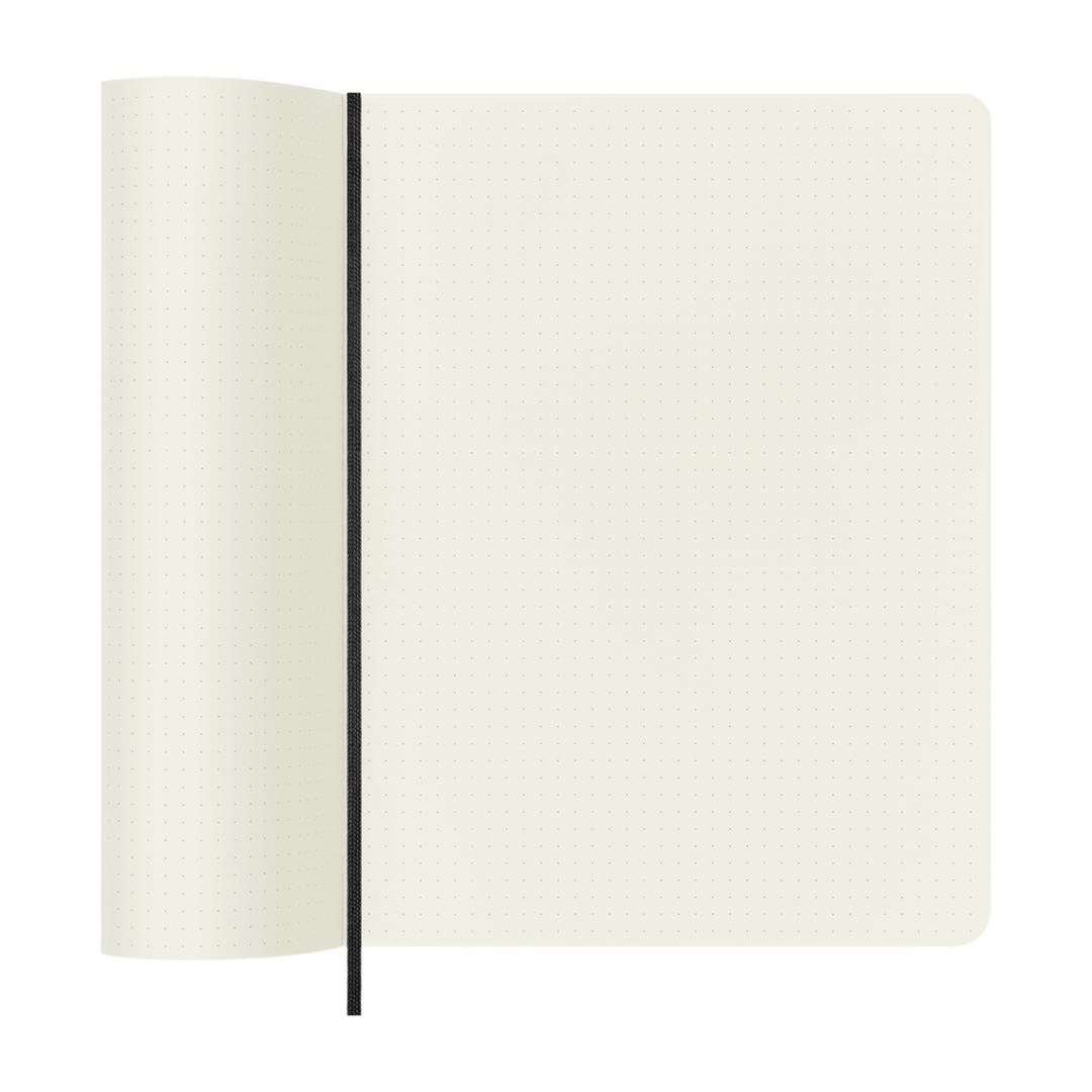 Moleskine - Classic Dotted Notebook - X-Large (Black/Softcover)