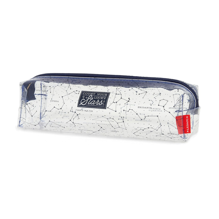 LEGAMI - My Pencil Case - Transparent with Zipper - Count Your Lucky Stars