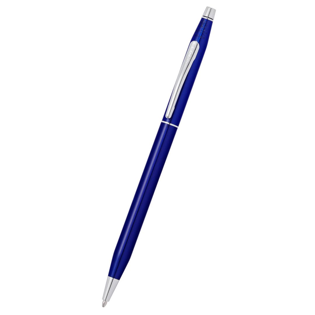 Cross - Classic Century Ballpoint Pen - Translucent Blue - Chrome Appointments