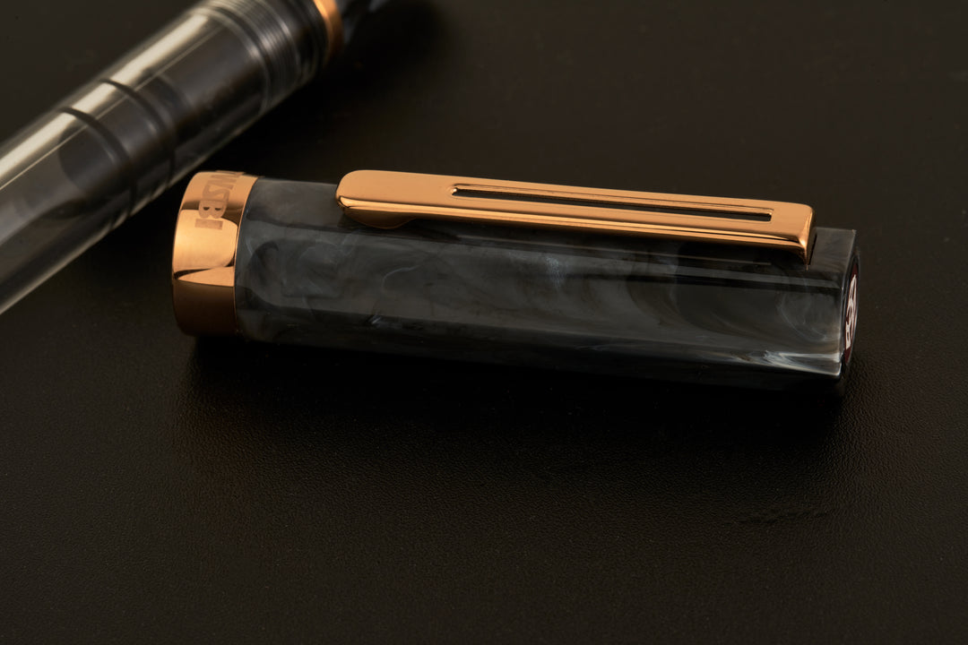 TWSBI - Eco Fountain Pen - Black Marble with Bronze Trim