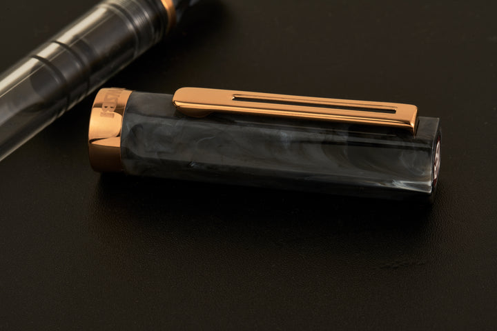 TWSBI - Eco Fountain Pen - Black Marble with Bronze Trim