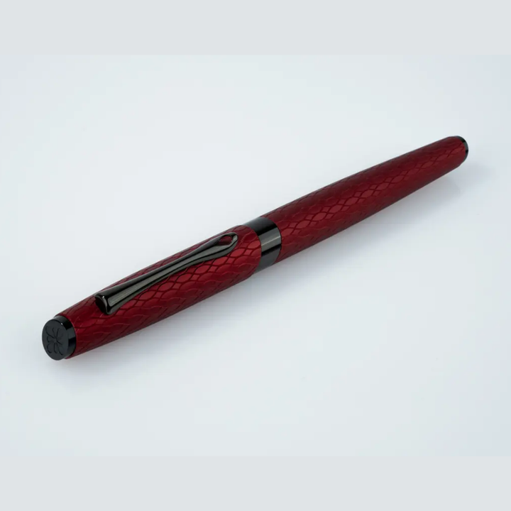 Diplomat - Fountain Pen Cobra Guilloche - Burgundy