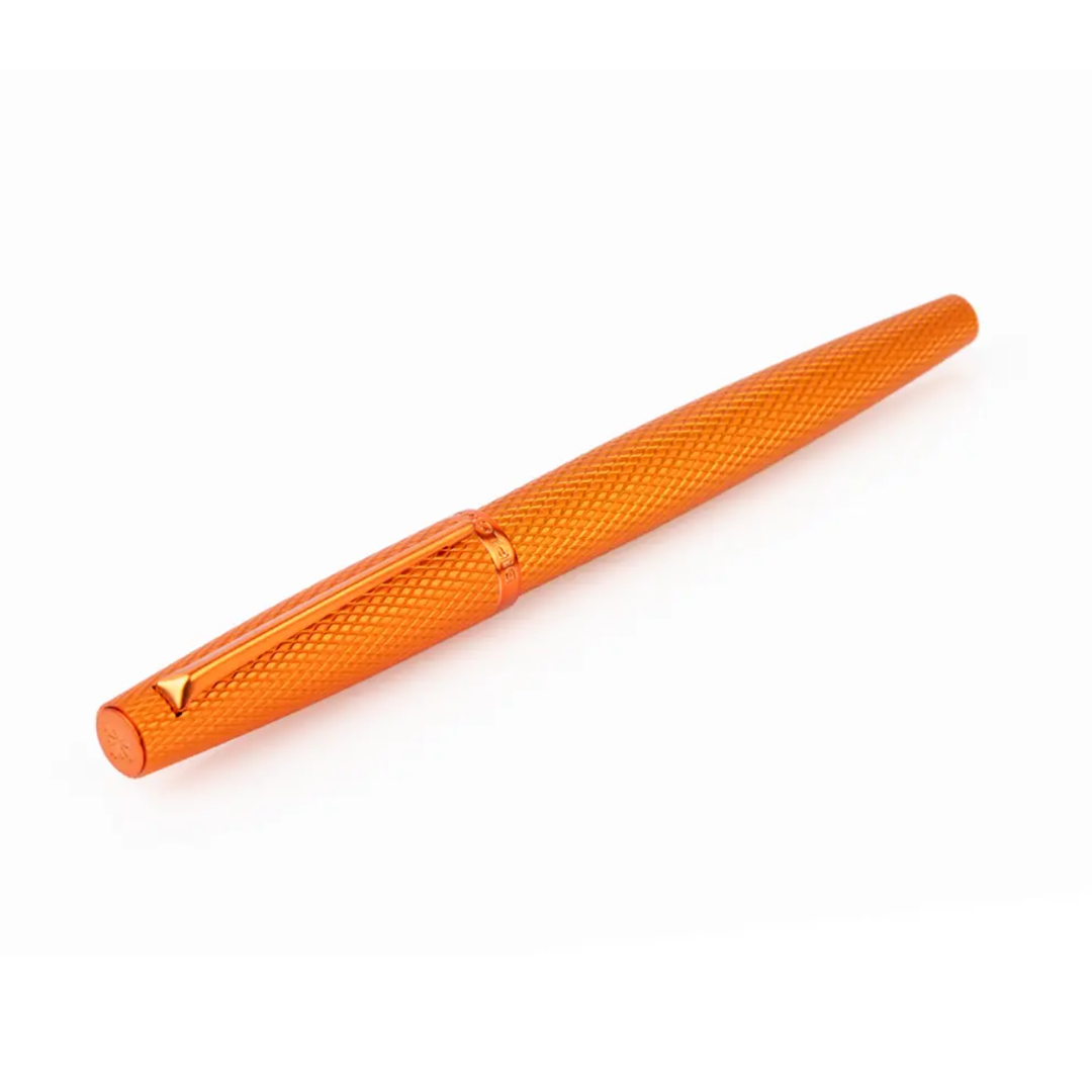 Diplomat - Viper Guilloche Fountain Pen - Orange - Fine Nib