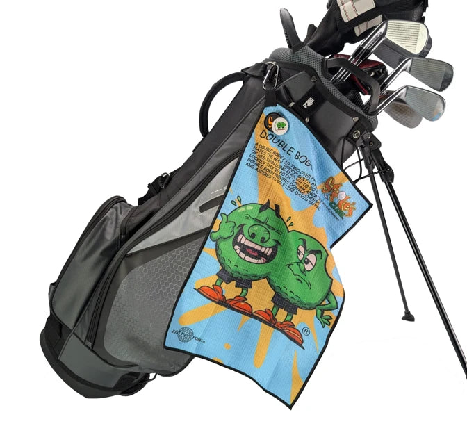 Stroke's Club - Magnetic Waffle Golf Towel (30 x 50cm)