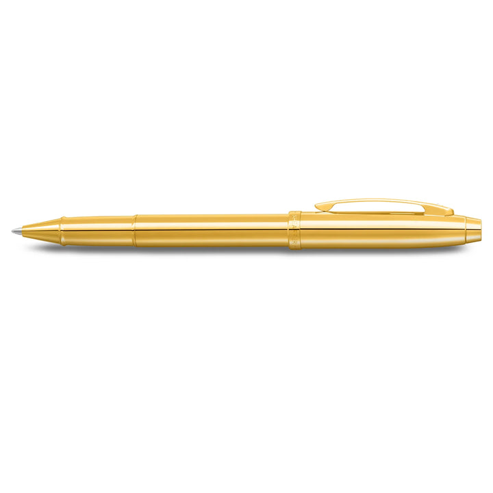 Sheaffer - 100 Rollerball Pen - Glossy PVD Gold with Gold Trim
