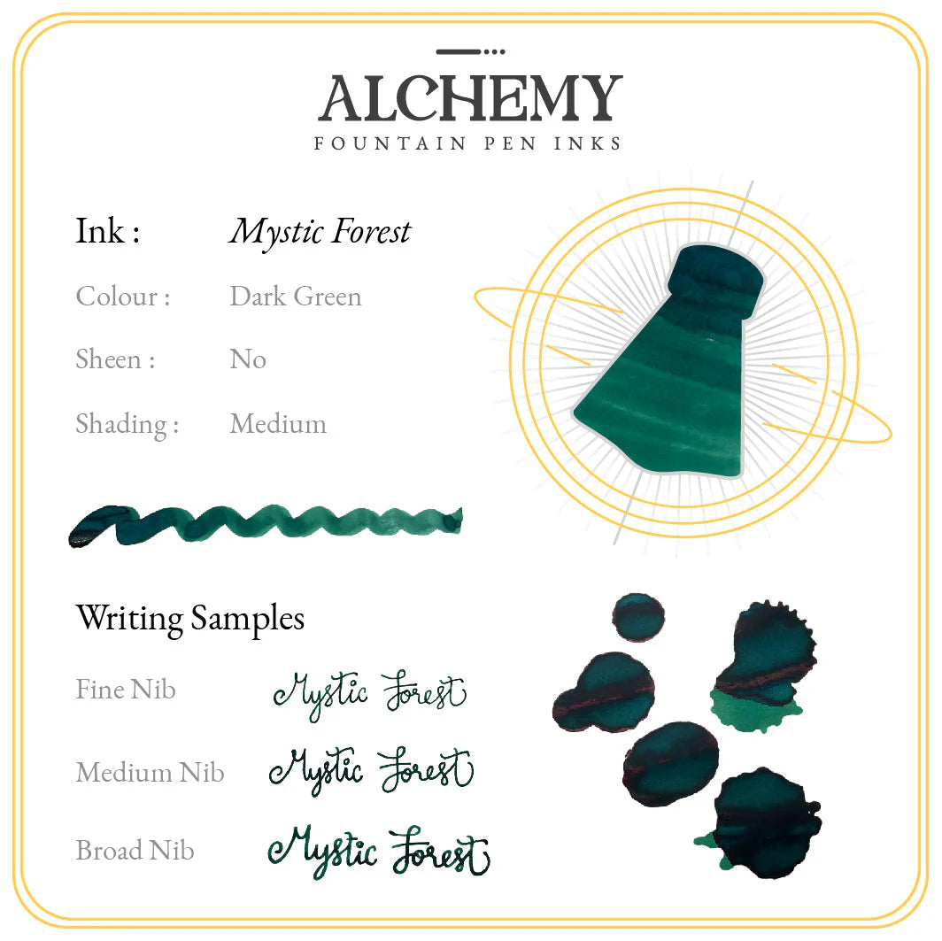 ENDLESS - ALCHEMY FOUNTAIN PEN INKS - MYSTIC FOREST 60ML