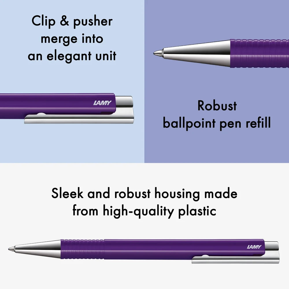 LAMY - Logo M+ Ballpoint Pen - Aubergine