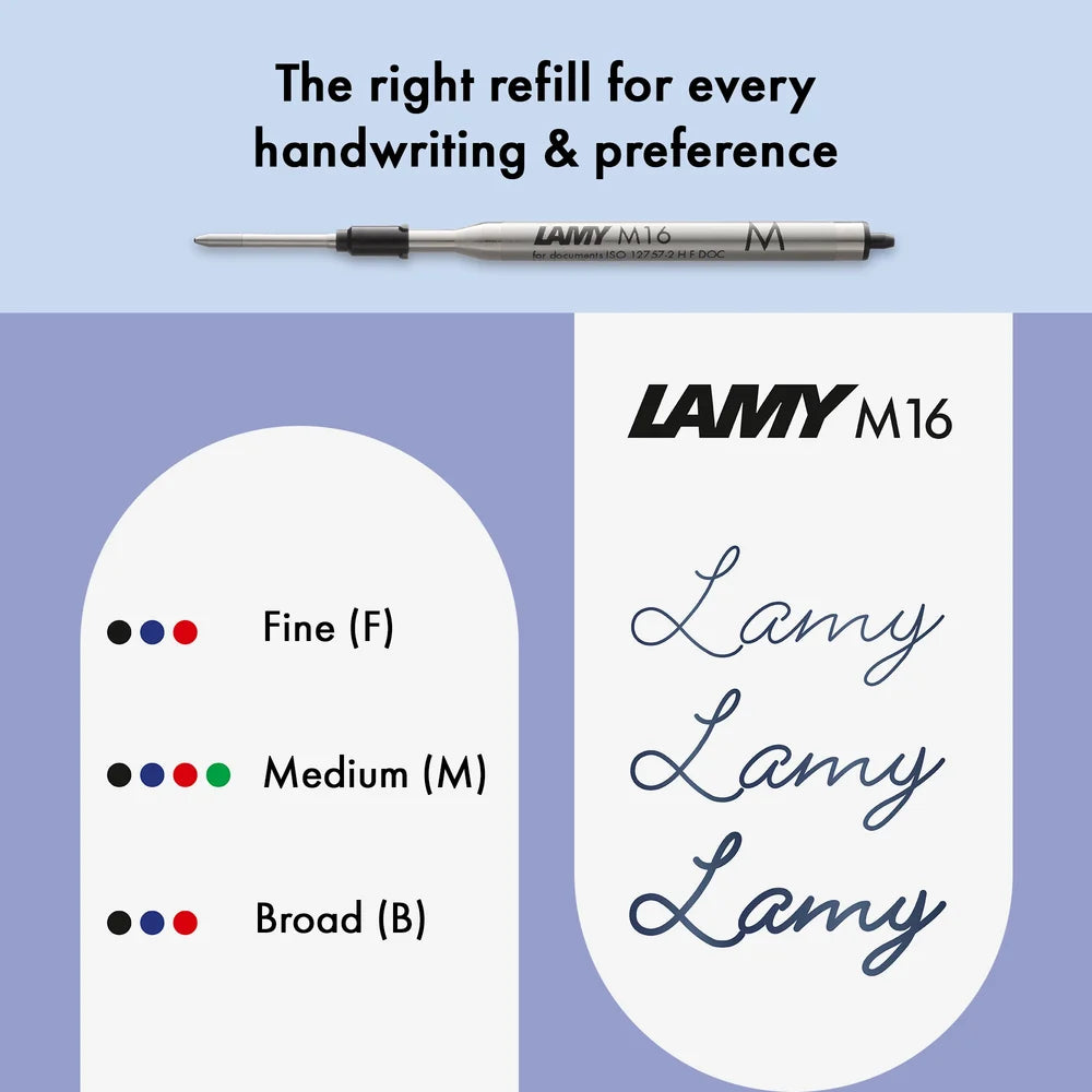 LAMY - Logo M+ Ballpoint Pen - Aubergine