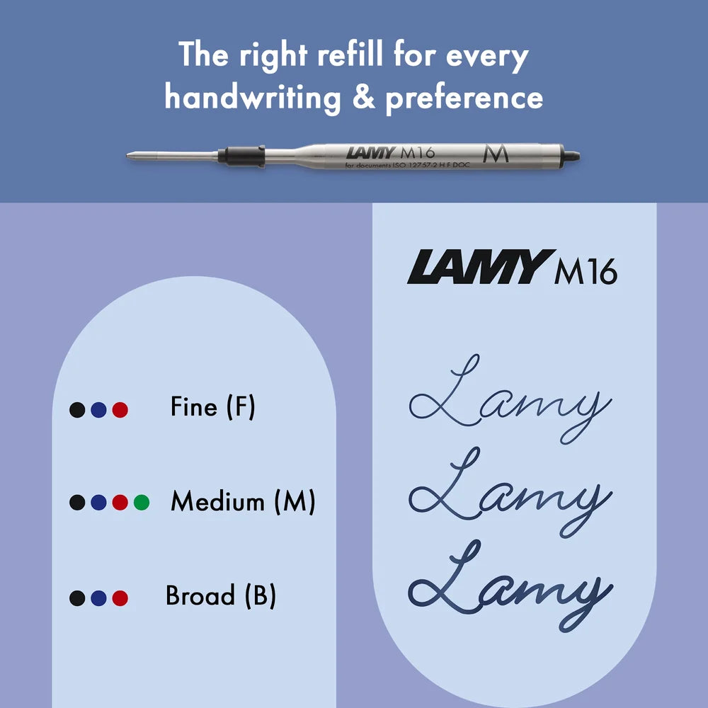 LAMY - Logo M+ Ballpoint Pen - Dark Dusk