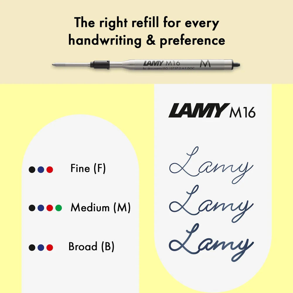 LAMY - Logo M+ Ballpoint Pen - Neon Yellow
