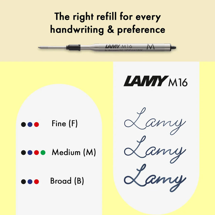 LAMY - Logo M+ Ballpoint Pen - Neon Yellow