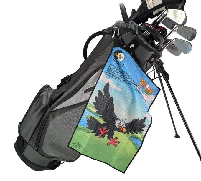 Stroke's Club - Magnetic Waffle Golf Towel (30 x 50cm)