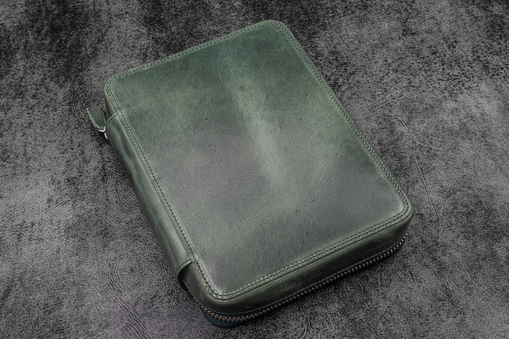 Galen Leather - Expansi-Folio Leather Wide A5 Zip Folio - C. H. Forest