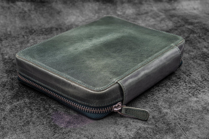 Galen Leather - Expansi-Folio Leather Wide A5 Zip Folio - C. H. Forest