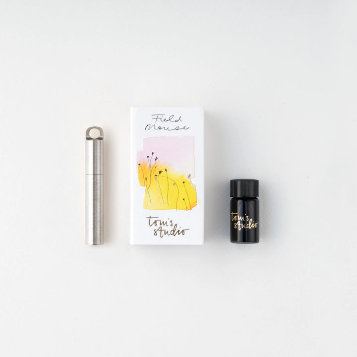 Tom's Studio - Field Mouse - Refillable Mini Travel Pen - Stainless Steel