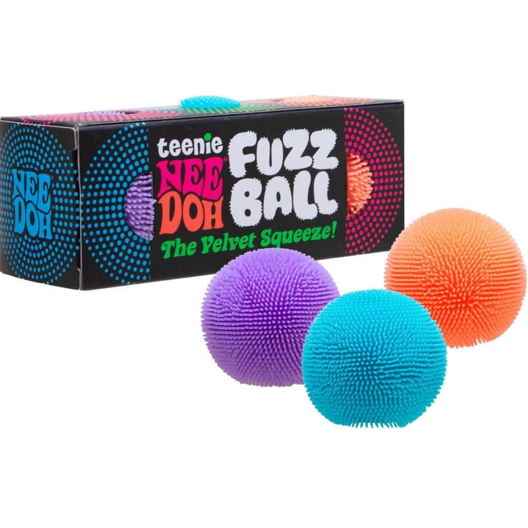 SCHYLLING - NeeDoh 3 pack Teenie Fuzz Ball - Assorted
