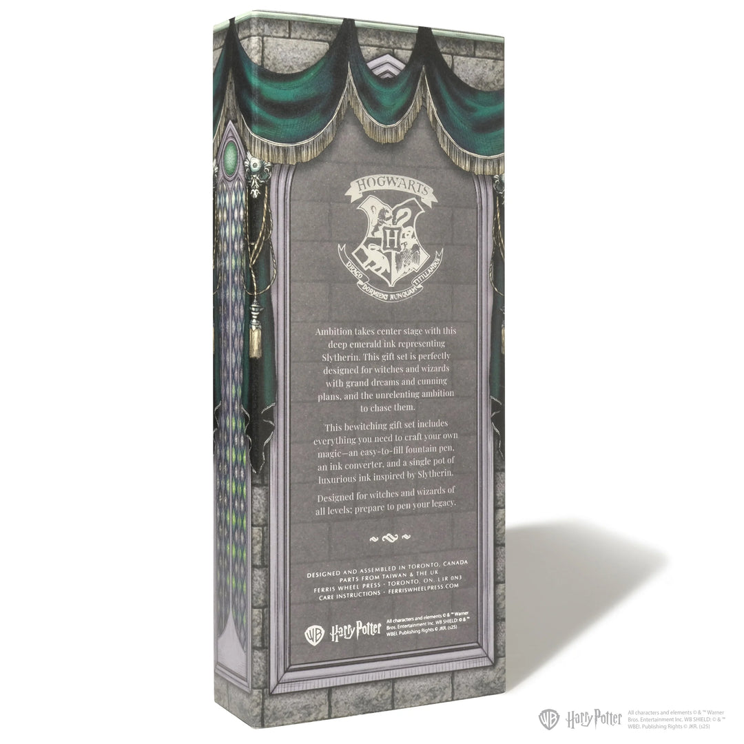 Ferris Wheel Press - Harry Potter Carousel Fountain Pen & Ink Set - Slytherin (Limited Edition)