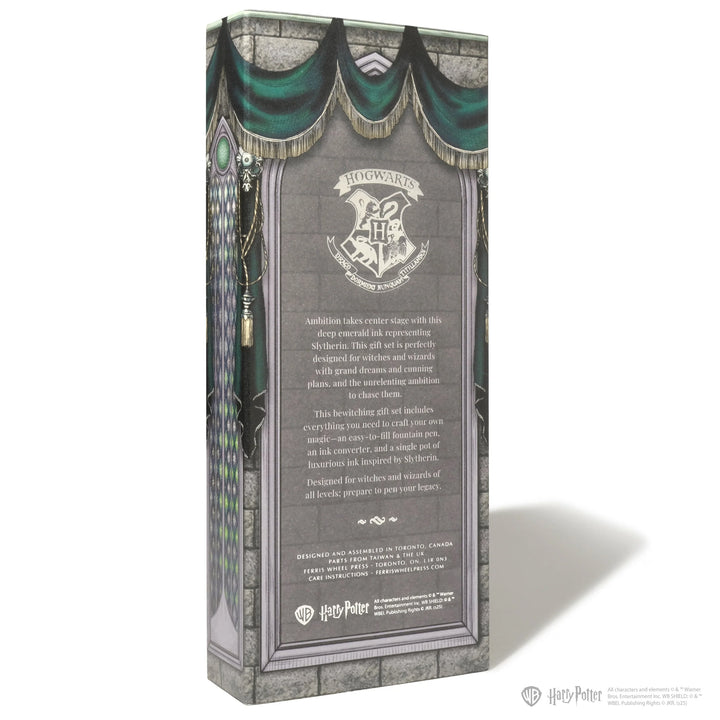 Ferris Wheel Press - Harry Potter Carousel Fountain Pen & Ink Set - Slytherin (Limited Edition)