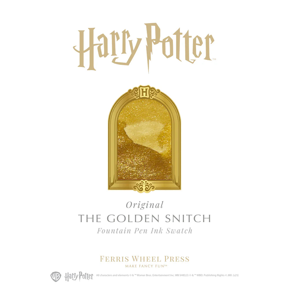 Ferris Wheel Press - Harry Potter Fountain Pen Ink 38 mL - The Golden Snitch (Limited Edition)
