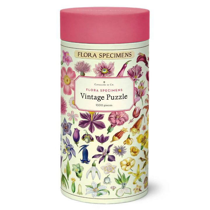 Cavallini & Co - Vintage Puzzle 1000 Pieces - Flora Specimens