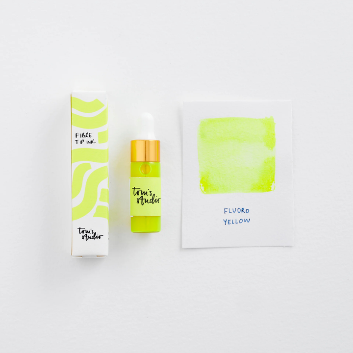 Tom's Studio - Mini Highlighter Inks - Fluoro Yellow
