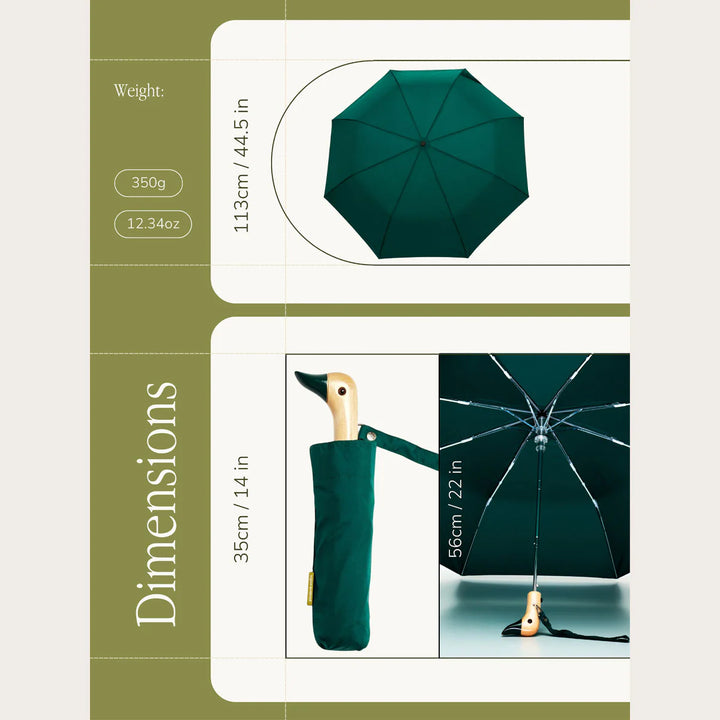 Original Duckhead - Compact Umbrella - Forest