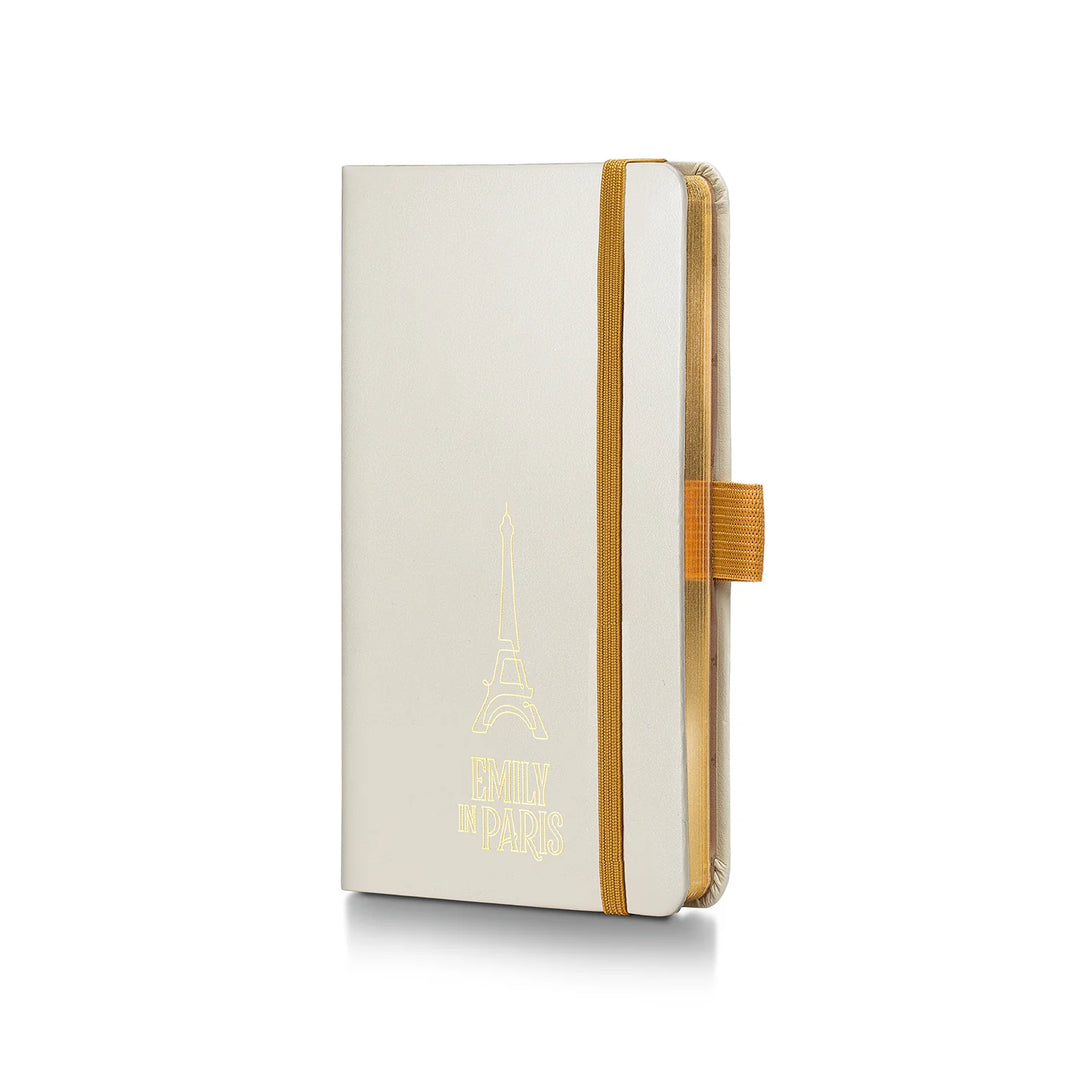Sheaffer - Emily in Paris - 100 Champagne Gold Ballpoint Pen and Small Notebook - Gift Set
