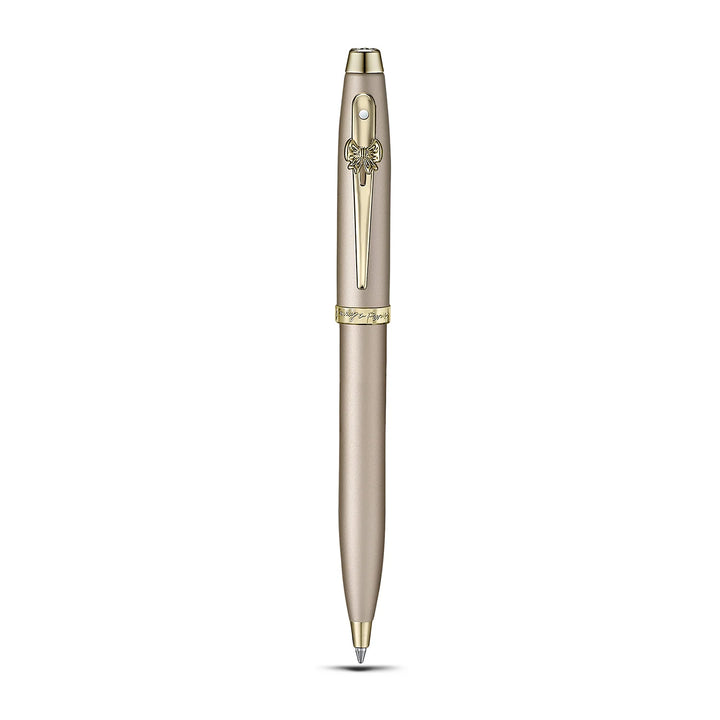 Sheaffer - Emily in Paris - 100 Champagne Gold Ballpoint Pen and Small Notebook - Gift Set