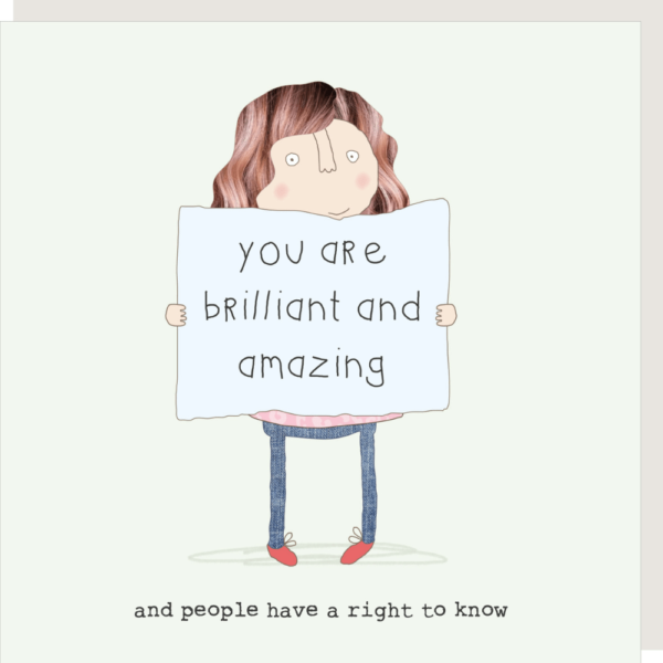 Rosie Made A Thing Card - Brilliant & Amazing
