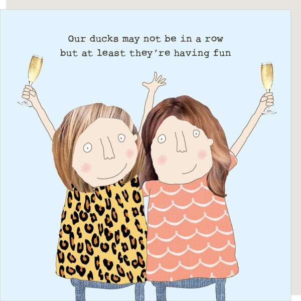 Rosie Made A Thing Card - Ducks