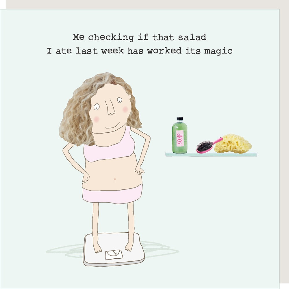 Rosie Made A Thing Card - SALAD MAGIC