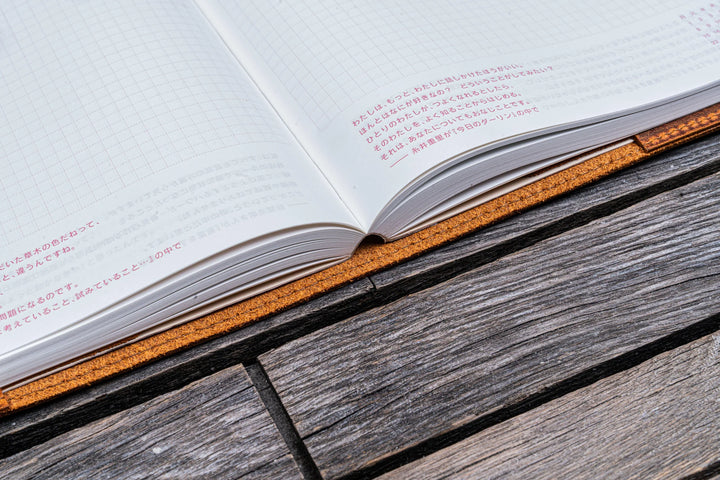 Galen Leather - Leather Slim A5 Notebook / Planner Cover - Crazy Horse Brown