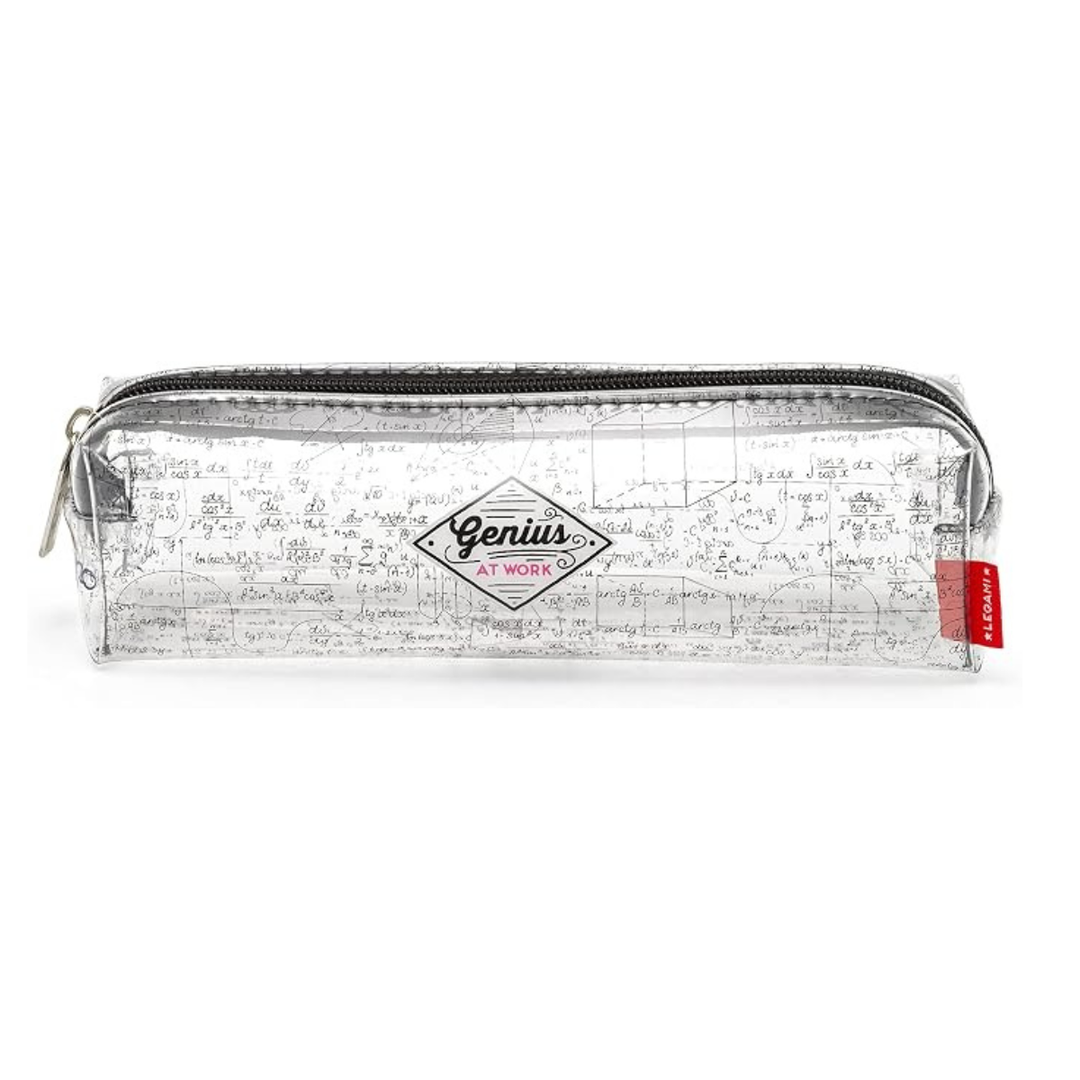 LEGAMI - My Pencil Case -Transparent with Zipper - Genius At Work