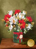 freshcut paper - Large Pop-Up Flower Bouquet - Golden Mistletoe