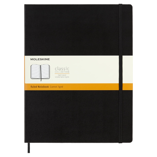 Moleskine - Classic Ruled Notebook - XX-Large (Black/Hardcover)