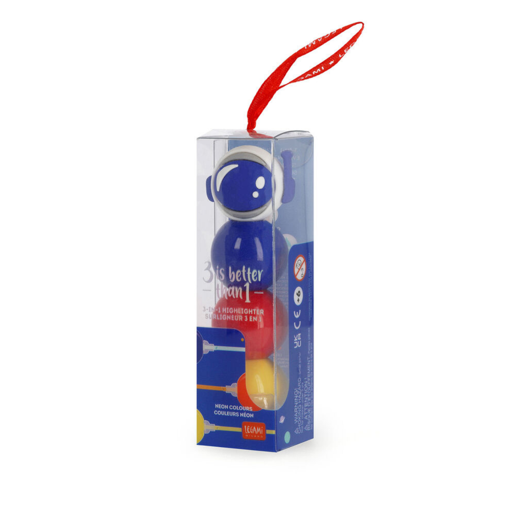 LEGAMI - 3-in-1 Highlighter - Space - Neon Colours