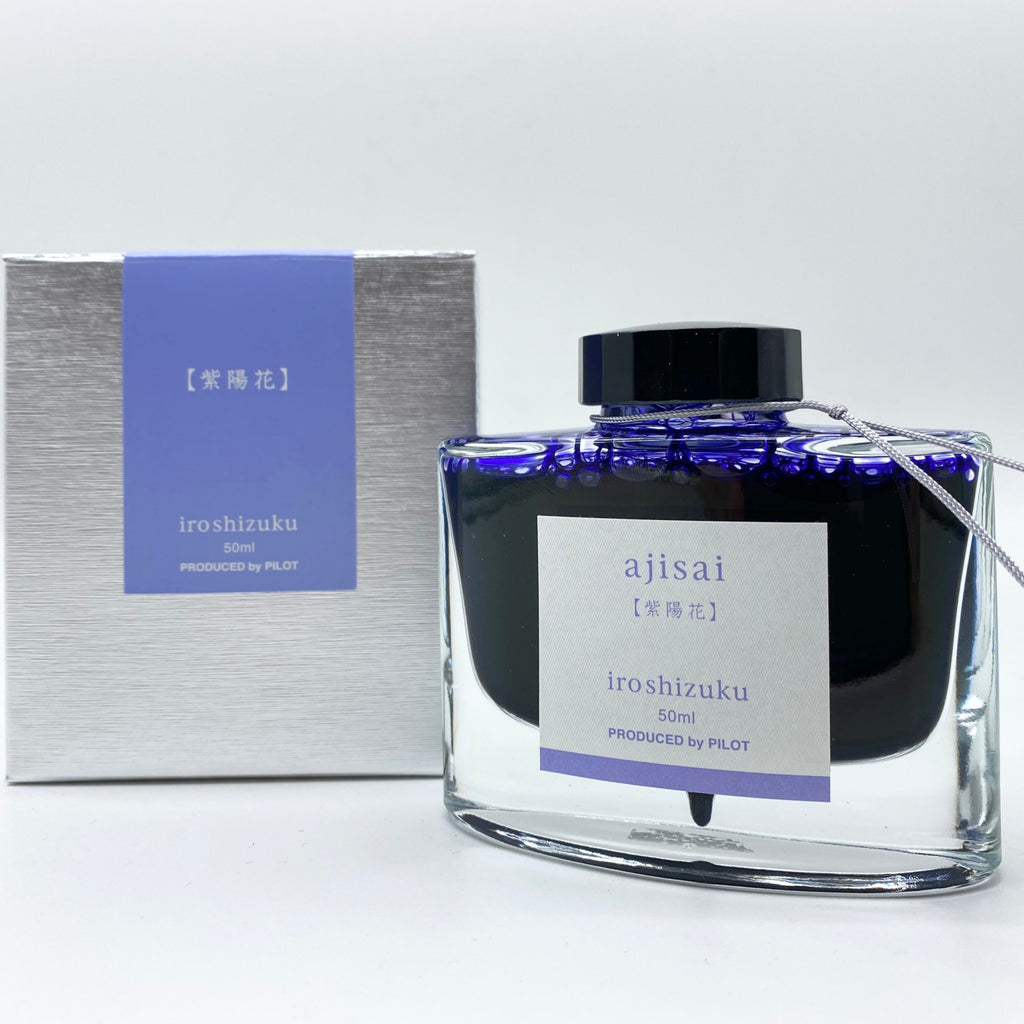 PILOT – Iroshizuku Fountain Pen Ink - 50mL Bottle | Ajisai