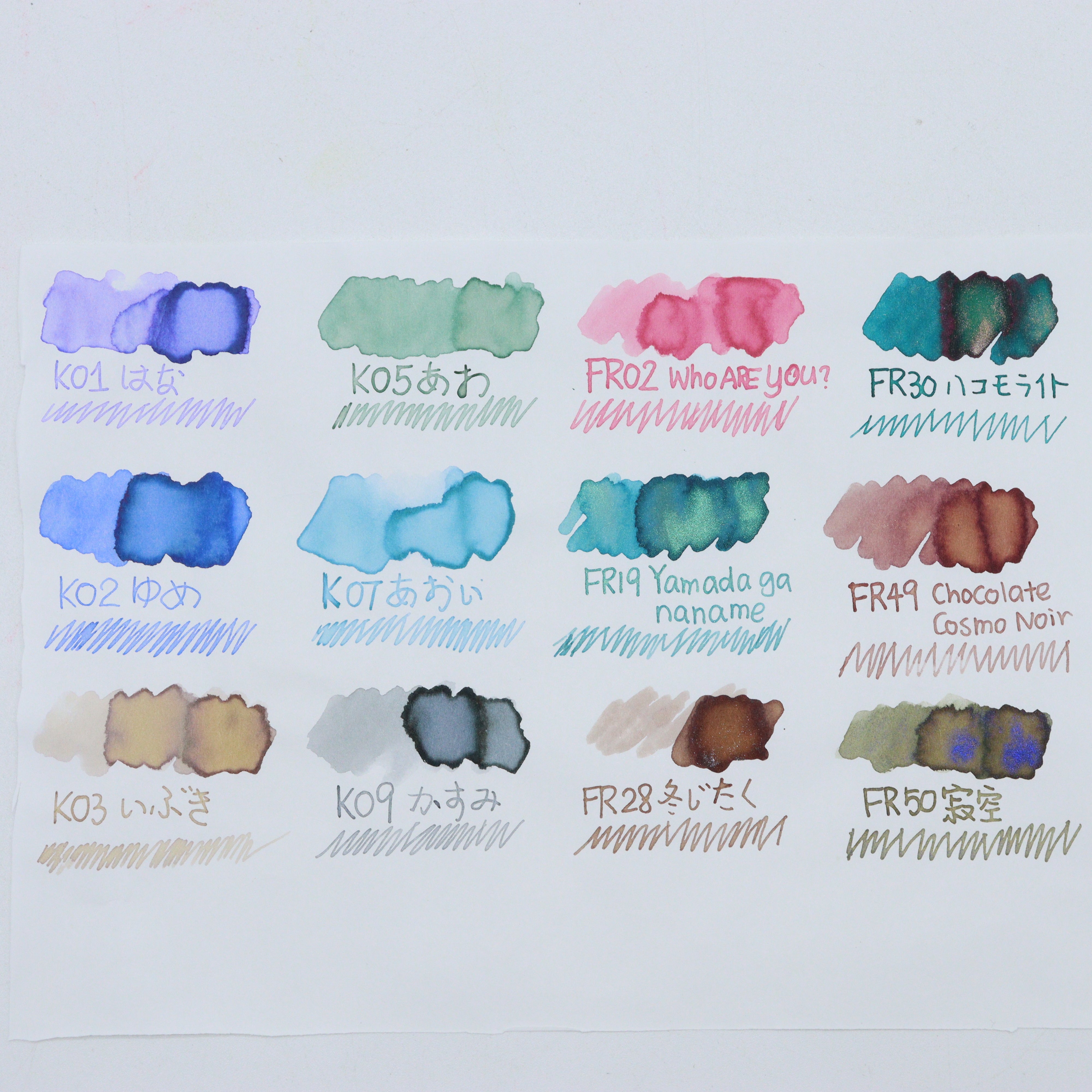 TONO & LIMS - 30ML Fountain Pen Ink - Friendship Series - WHO ARE