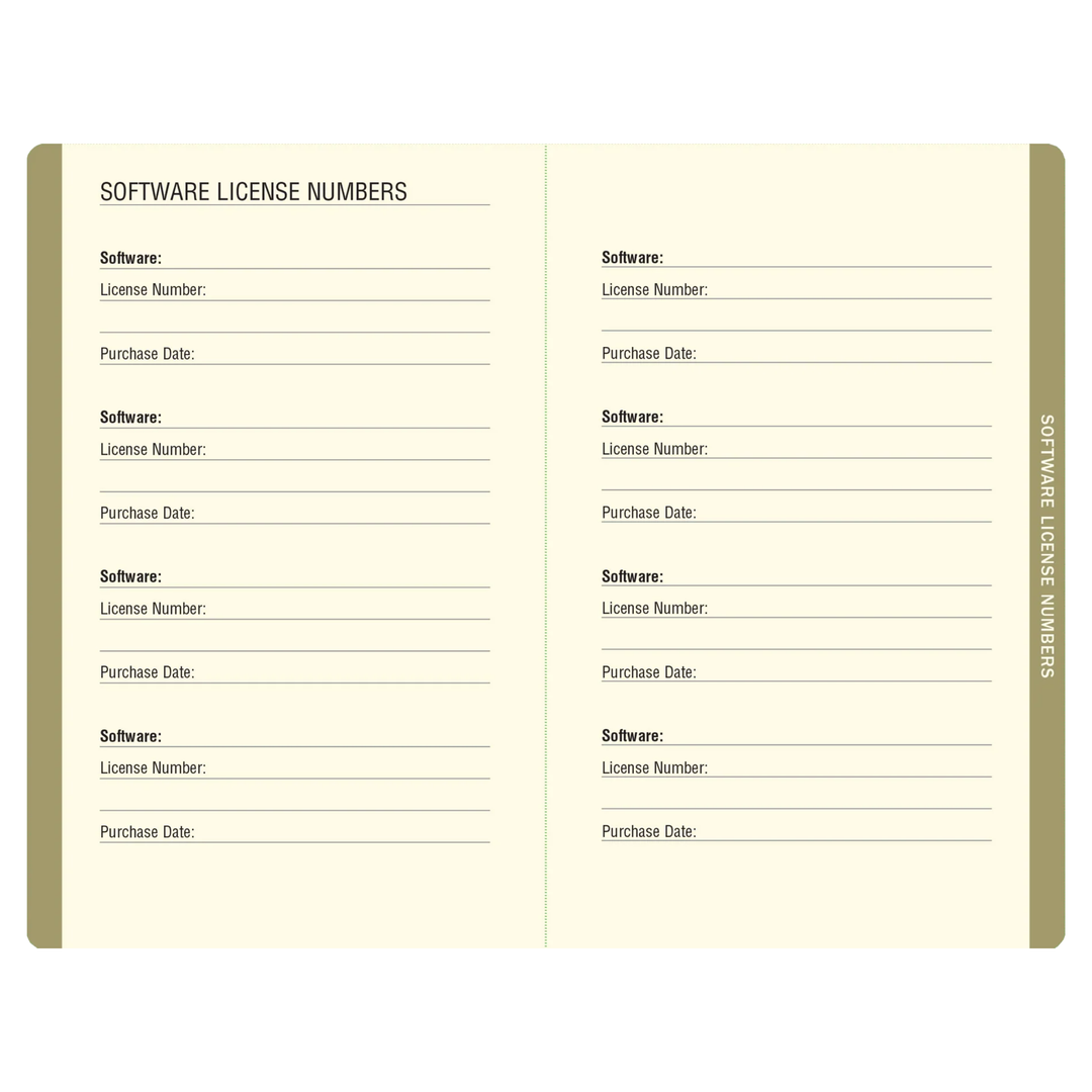 Peter Pauper Press - Internet Address & Password Logbook - Midnight Floral