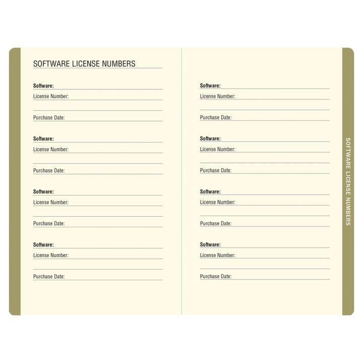 Peter Pauper Press - Internet Address & Password Logbook - Midnight Floral