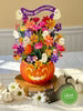freshcut paper - Large Pop-Up Flower Bouquet - Jack-O'-Lantern Boo-quet