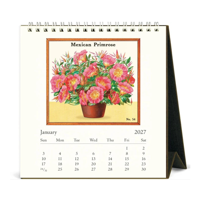 Cavallini & Co - 2027 Desk Calendar - Jardiniere