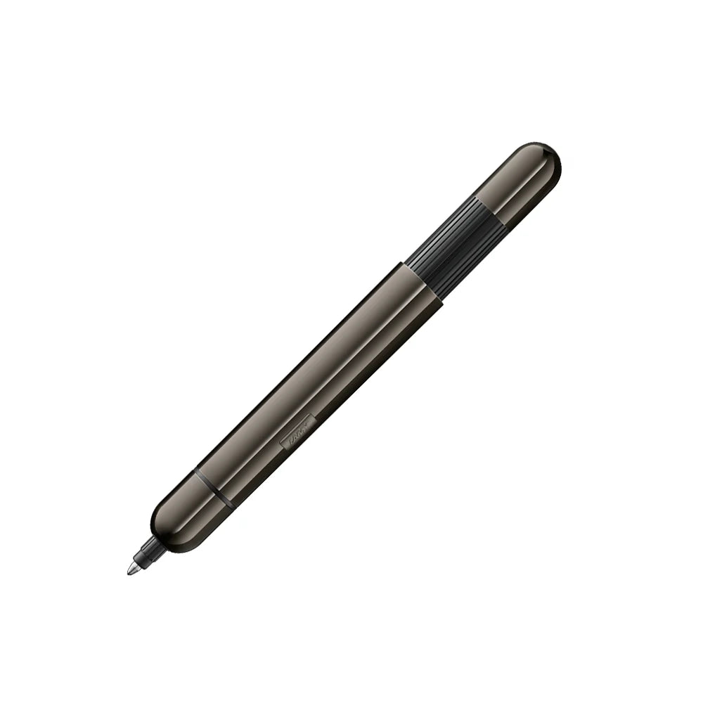 LAMY Pico - Ballpoint Pen and Leather Pouch Set - Ruthenium