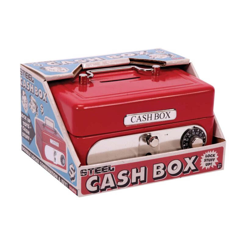 Schylling - Steel Locking Cash Box - Red