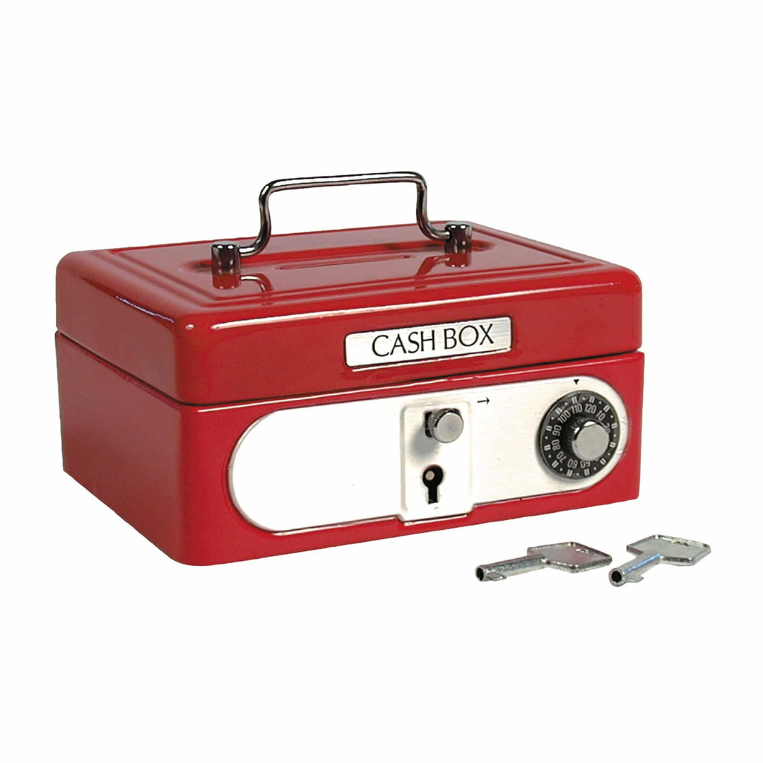 Schylling - Steel Locking Cash Box - Red