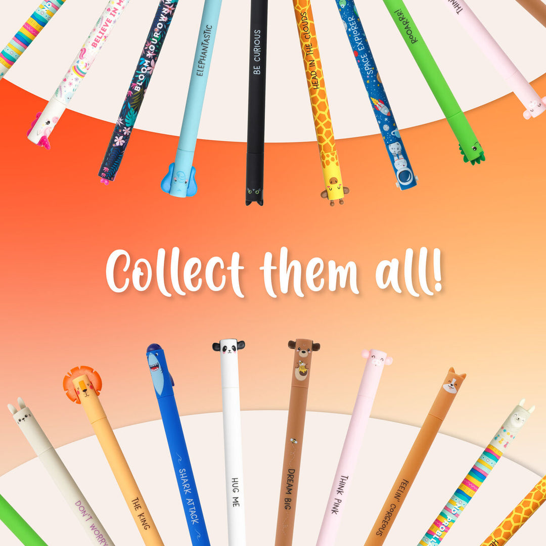 Legami - Erasable Gel Pen - Teddy Bear