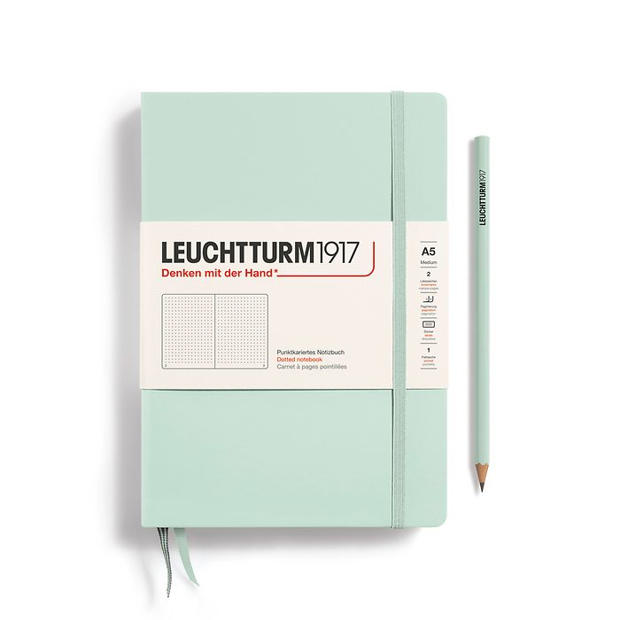 Leuchtturm1917 - Hardcover - A5 Notebook - Mint Green